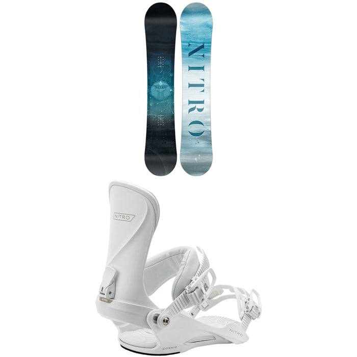 Nitro - Nitro Mystique Snowboard + Cosmic Snowboard Bindings - Women's 2026