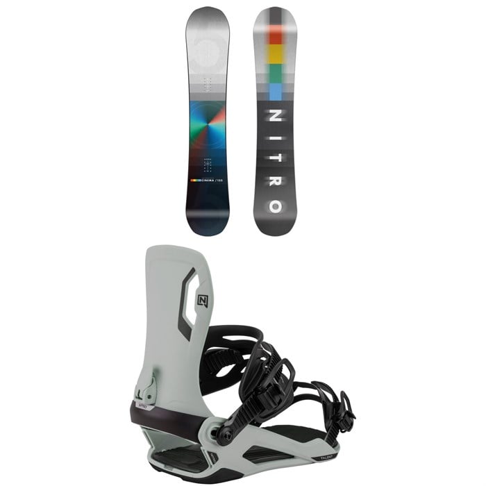 Nitro - Cinema Snowboard + Talent Snowboard Bindings 2026
