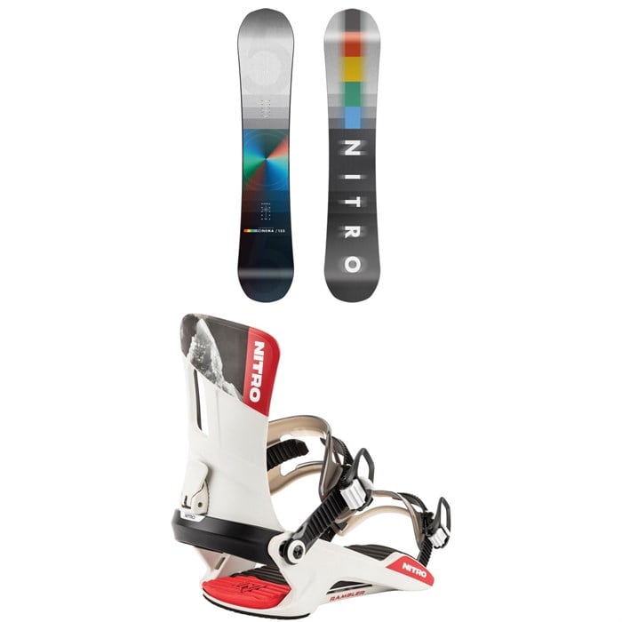Nitro - Nitro Cinema Snowboard + Rambler Snowboard Bindings 2026