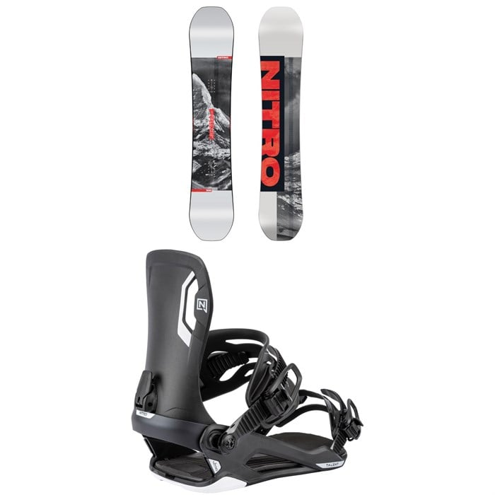 Nitro - Prime Raw Snowboard + Talent Snowboard Bindings 2026