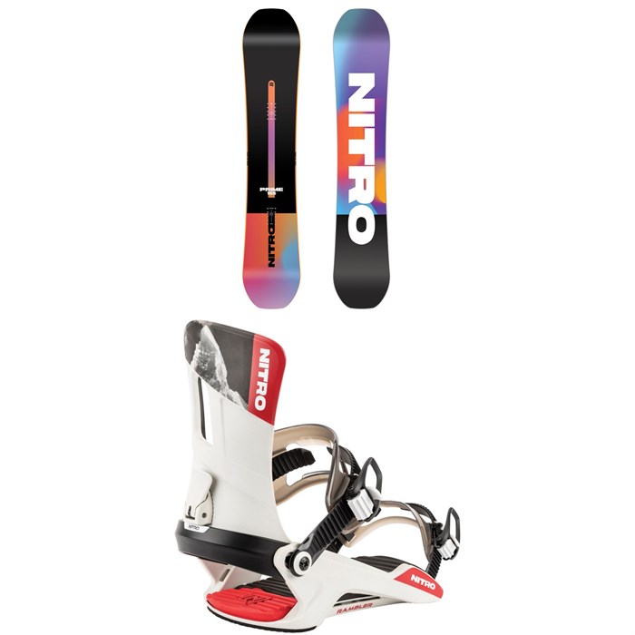 Nitro - Nitro Prime Chroma Cam-Out Snowboard + Rambler Snowboard Bindings 2026