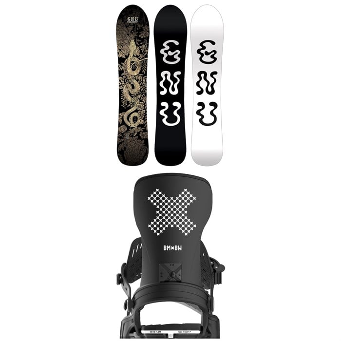 GNU - GNU Free Spirit C3 Snowboard + Bent Metal Stylist Snowboard Bindings - Women's 2026