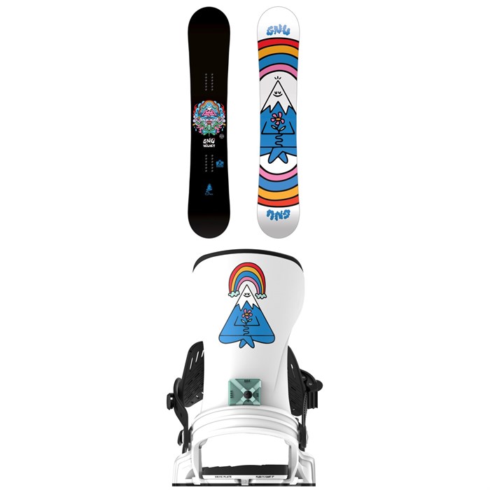 GNU - Velvet C2 Snowboard + Bent Metal Stylist Snowboard Bindings - Women's 2026