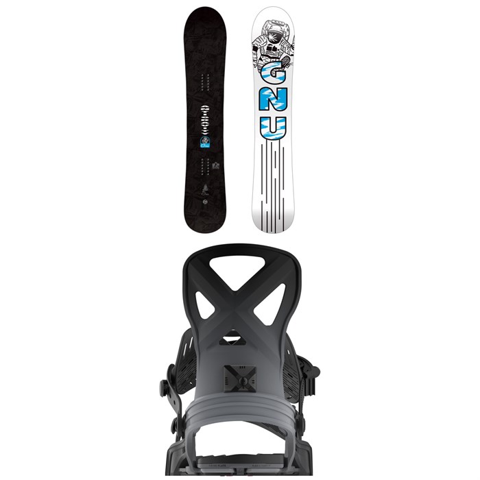 GNU - Antigravity C3 Snowboard + Bent Metal Anvil Snowboard Bindings 2026