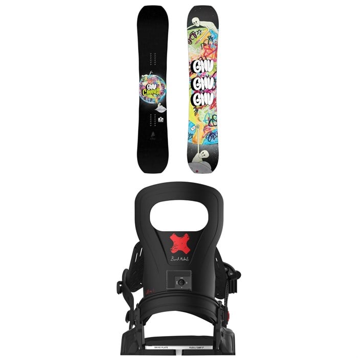 GNU - GNU C-Money C3 Snowboard + Bent Metal Logic Snowboard Bindings 2026