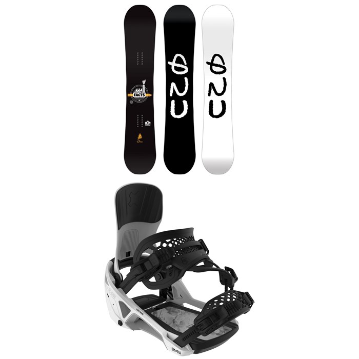 GNU - Facts BTX Snowboard + Bent Metal Lightning Supermatic Snowboard Bindings 2026