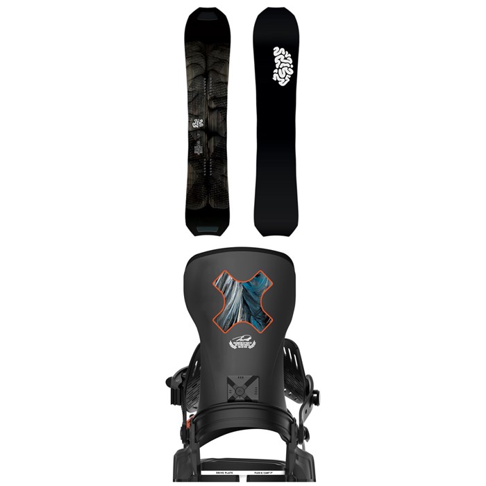 Lib Tech - Lib Tech T. Rice Apex Orca Snowboard + Bent Metal Transfer Snowboard Bindings 2026