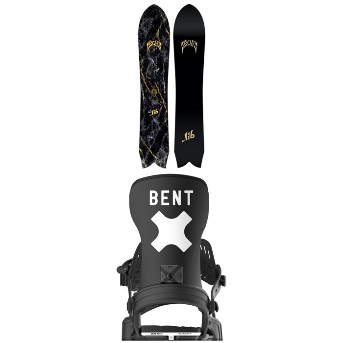 Lib Tech - Mayhem Sweetfish C3 Snowboard + Bent Metal Axtion Snowboard Bindings 2026