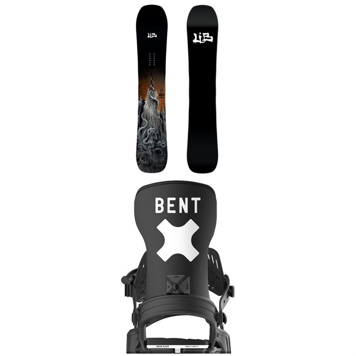 Lib Tech - Lib Tech Skunk Ape C3 Snowboard + Bent Metal Axtion Snowboard Bindings 2026