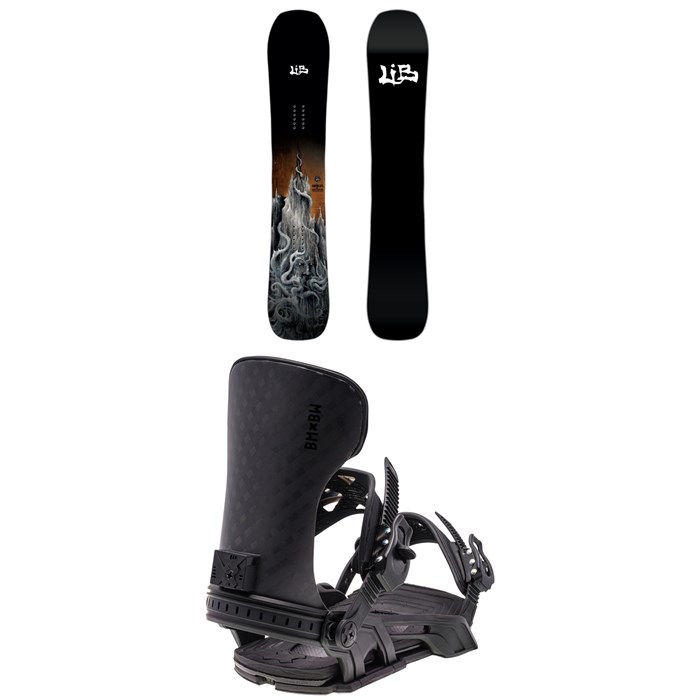 Lib Tech - Lib Tech Skunk Ape C2X Snowboard + Bent Metal Solution Snowboard Bindings 2026