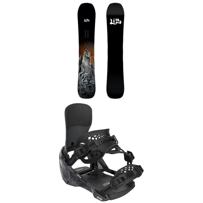 Lib Tech - Lib Tech Skunk Ape C2X Snowboard + Bent Metal Lightning Supermatic Snowboard Bindings 2026