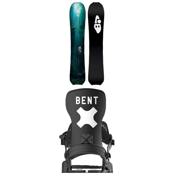 Lib Tech - Lib Tech T. Rice Orca Snowboard + Bent Metal Axtion Snowboard Bindings 2026