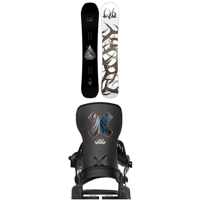Lib Tech - Lib Tech EJack Knife C3 Snowboard + Bent Metal Transfer Snowboard Bindings 2026