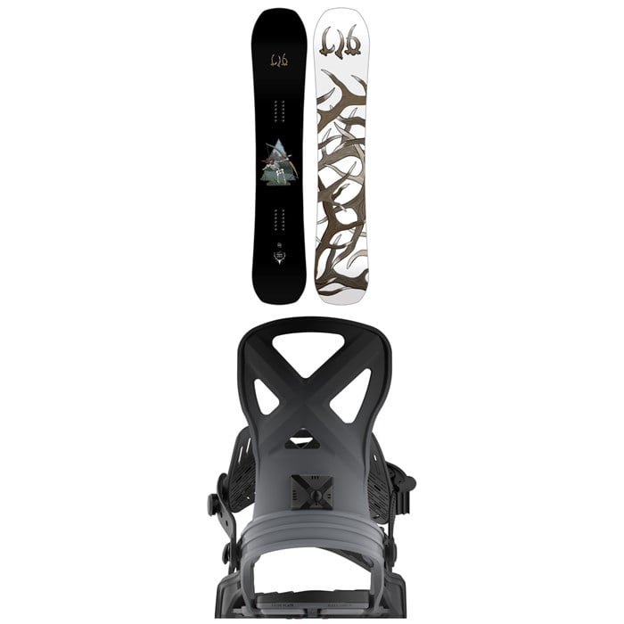 Lib Tech - Lib Tech EJack Knife C3 Snowboard + Bent Metal Anvil Snowboard Bindings 2026