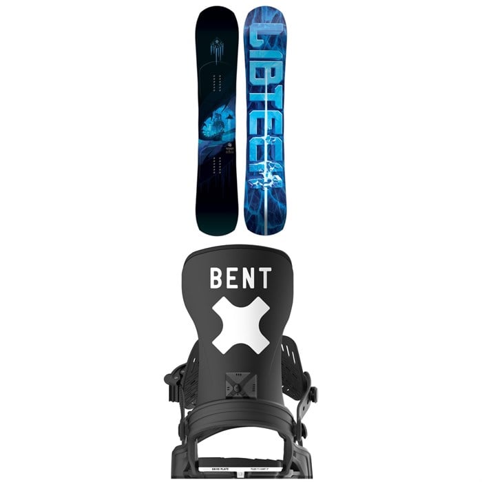 Lib Tech - Rasman C2X Snowboard + Bent Metal Axtion Snowboard Bindings 2026