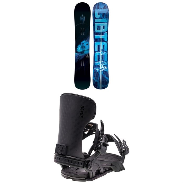 Lib Tech - Lib Tech Rasman C2X Snowboard + Bent Metal Solution Snowboard Bindings 2026