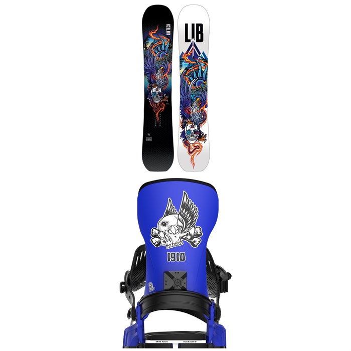 Lib Tech - Lib Tech Terrain Wrecker C2X Snowboard + Bent Metal Transfer Snowboard Bindings 2026