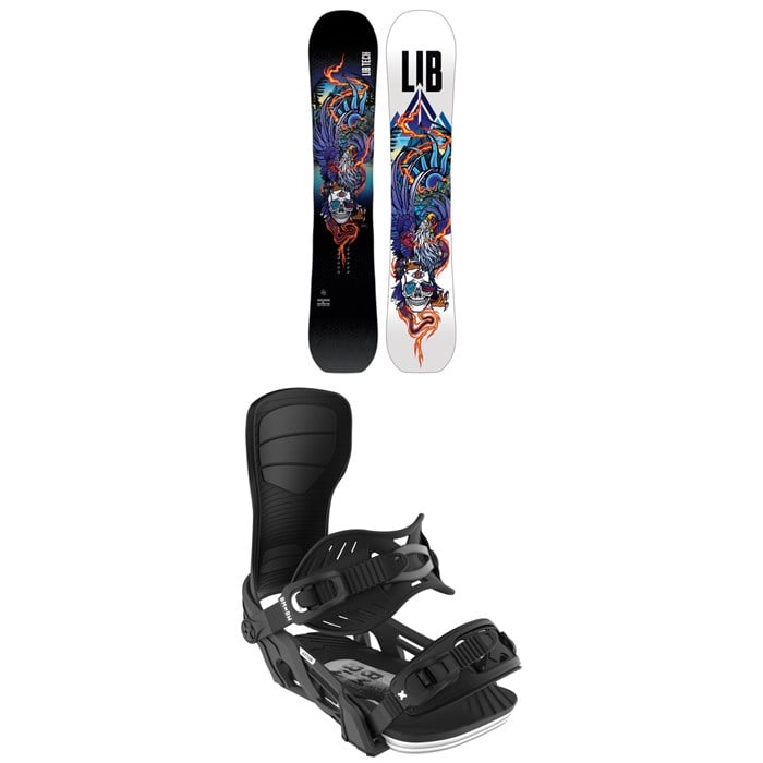 Lib Tech - Lib Tech Terrain Wrecker C2X Snowboard + Bent Metal Axtion Snowboard Bindings 2026
