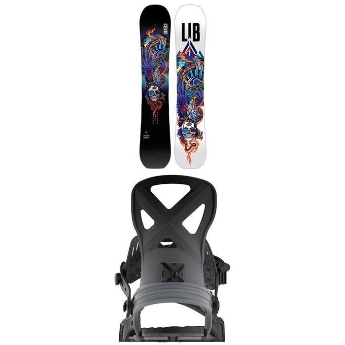 Lib Tech - Lib Tech Terrain Wrecker C2X Snowboard + Bent Metal Anvil Snowboard Bindings 2026