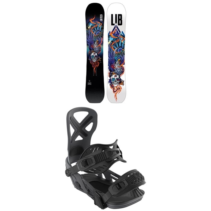 Lib Tech - Lib Tech Terrain Wrecker C2X Snowboard + Bent Metal Anvil Snowboard Bindings 2026