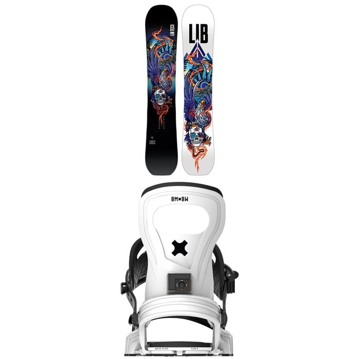 Lib Tech - Lib Tech Terrain Wrecker C2X Snowboard + Bent Metal Joint Snowboard Bindings 2026