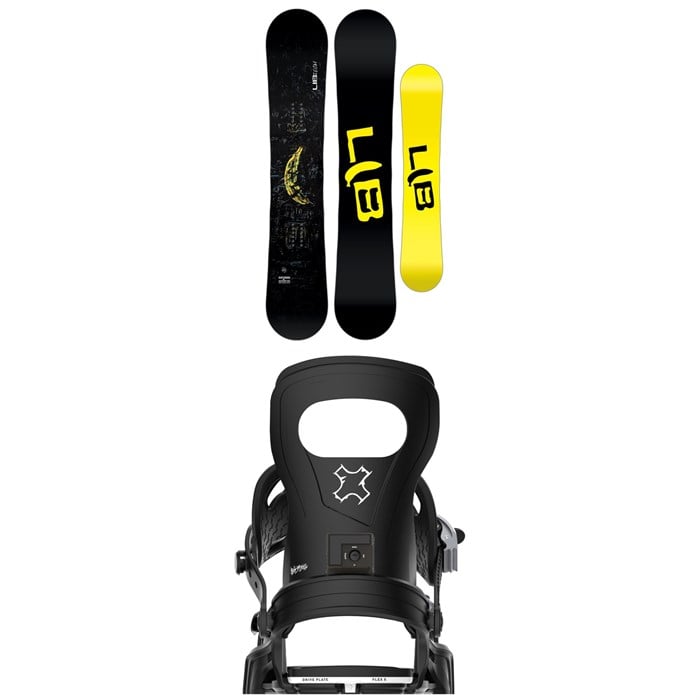 Lib Tech - Lib Tech Skate Banana BTX Snowboard + Bent Metal Joint Snowboard Bindings 2026