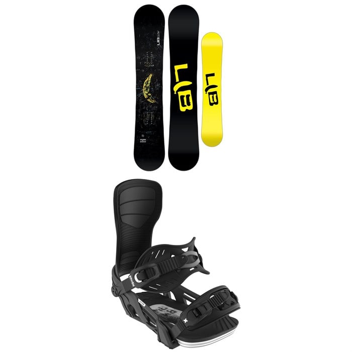 Lib Tech - Lib Tech Skate Banana BTX Snowboard + Bent Metal Axtion Snowboard Bindings 2026