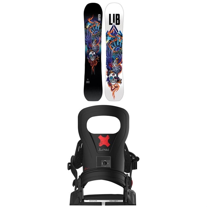 Lib Tech - Lib Tech Terrain Wrecker C2X Snowboard + Bent Metal Logic Snowboard Bindings 2026