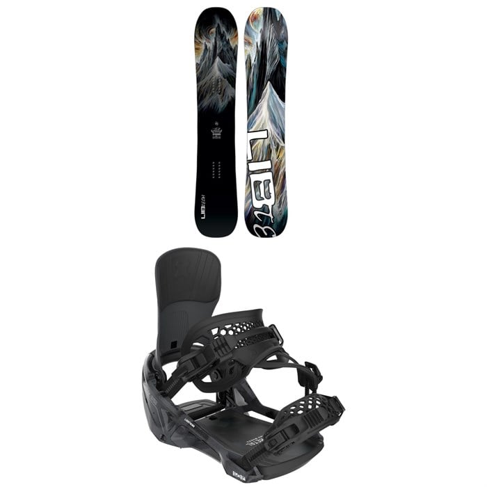Lib Tech - Lib Tech Dynamo C3 Snowboard + Bent Metal Lightning Supermatic Snowboard Bindings 2026