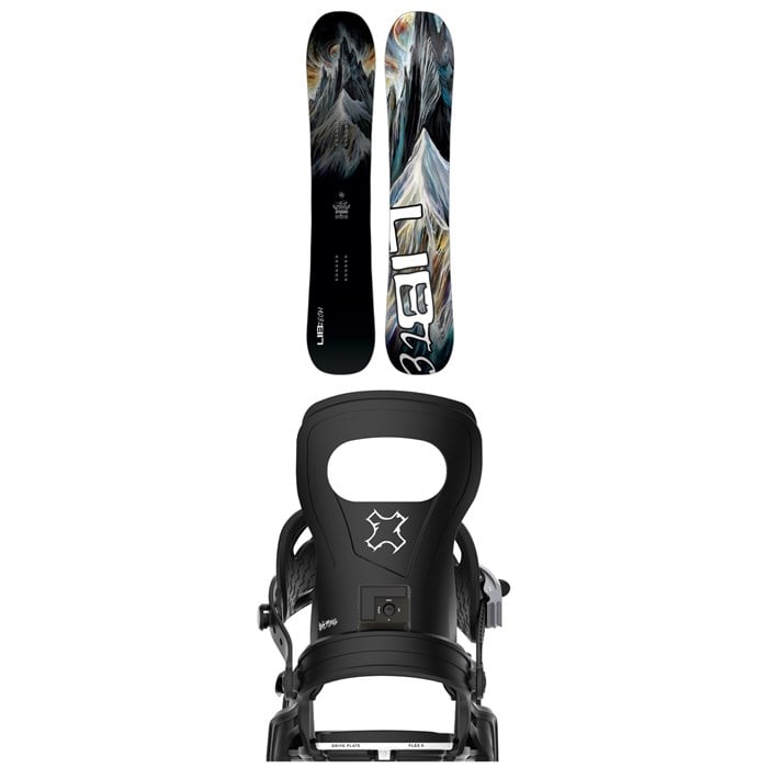 Lib Tech - Lib Tech Dynamo C3 Snowboard + Bent Metal Joint Snowboard Bindings 2026