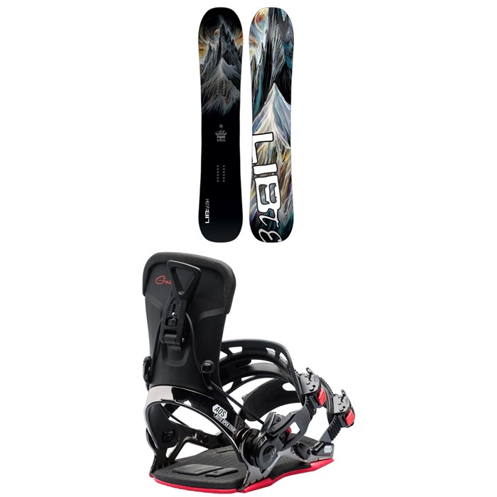 Lib Tech - Dynamo C3 Snowboard + GNU Freedom Snowboard Bindings 2026