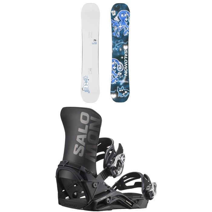 Salomon - Salomon Abstract Snowboard + District Snowboard Bindings 2026