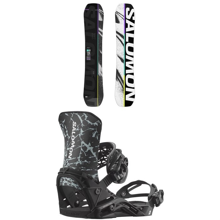 Salomon - Salomon Huck Knife Pro Snowboard + District Pro Snowboard Bindings 2026