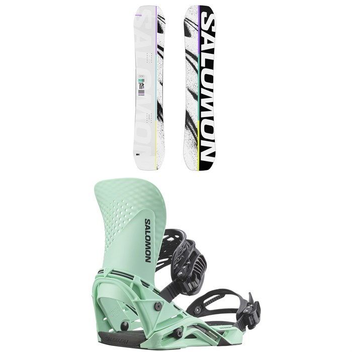 Salomon - Salomon Huck Knife Snowboard + Hologram Snowboard Bindings 2026