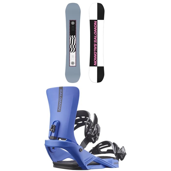 Salomon - Salomon Kickback Snowboard + Rhythm Snowboard Bindings 2026