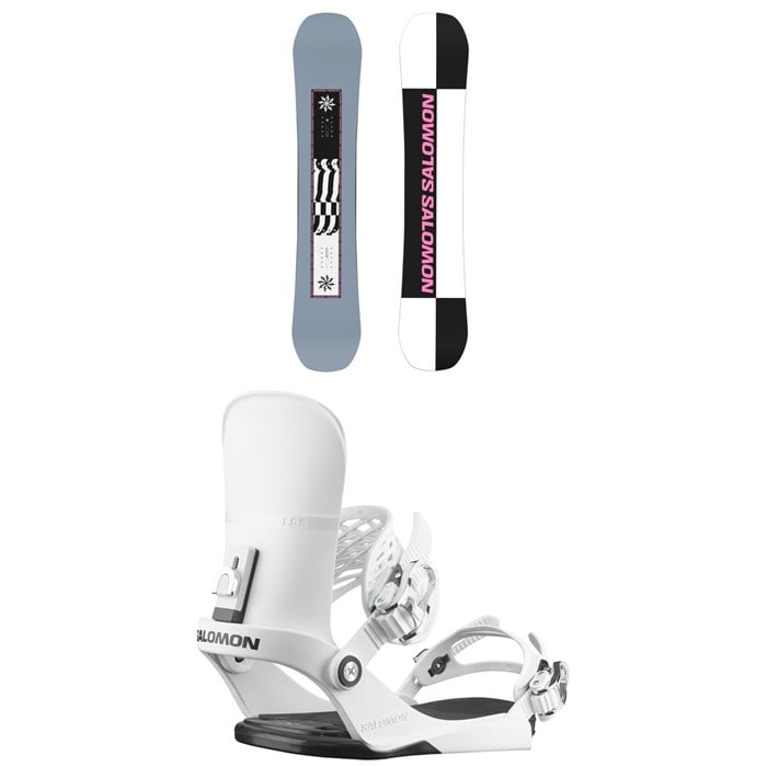 Salomon - Salomon Kickback Snowboard + EDB Snowboard Bindings 2026