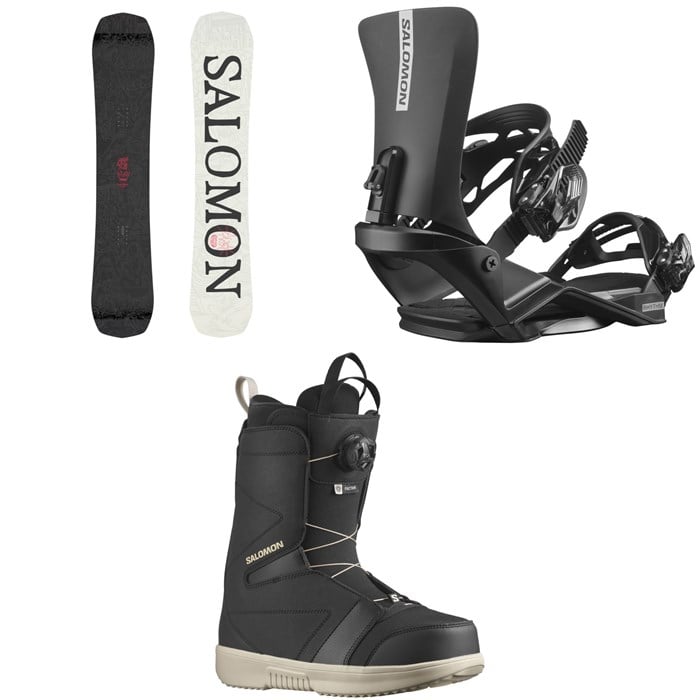 Salomon - Salomon Craft Snowboard + Rhythm Snowboard Bindings + Faction Boa Snowboard Boots 2026
