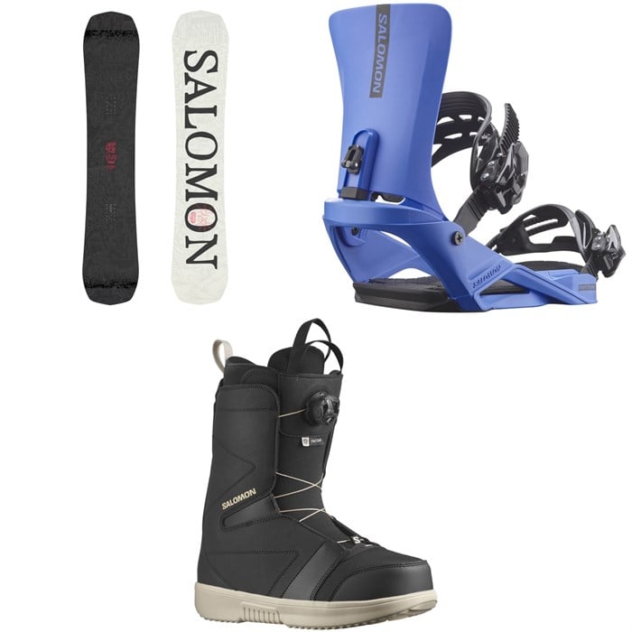Salomon - Salomon Craft Snowboard + Rhythm Snowboard Bindings + Faction Boa Snowboard Boots 2026