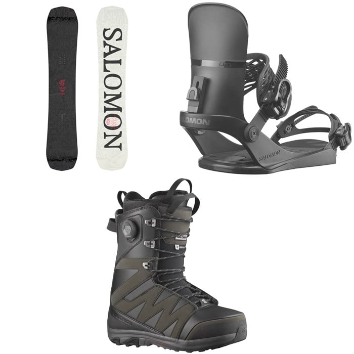 Salomon - Salomon Craft Snowboard + EDB Snowboard Bindings + X Approach Lace SJ Boa Snowboard Boots 2026