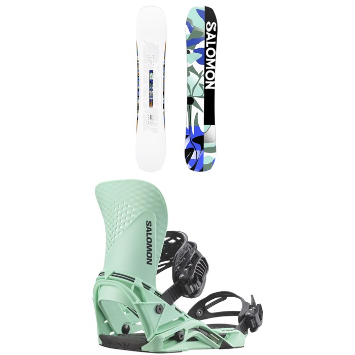 Salomon - Salomon Rumble Fish Snowboard + Hologram Snowboard Bindings - Women's 2026