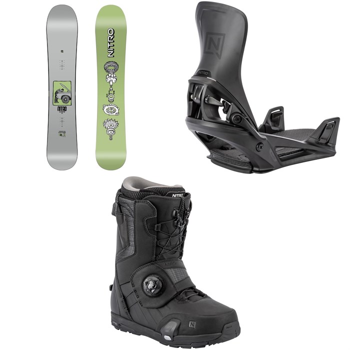 Nitro - Alternator Snowboard + Step On Snowboard Bindings + Profile Step On TLS Snowboard Boots 2026