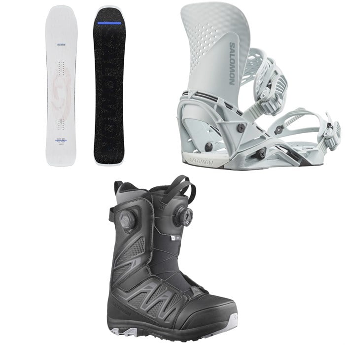 Salomon - Salomon Jetstream Snowboard + Hologram Snowboard Bindings  + Ivy BOA SJ Snowboard Boots - Women's 2026
