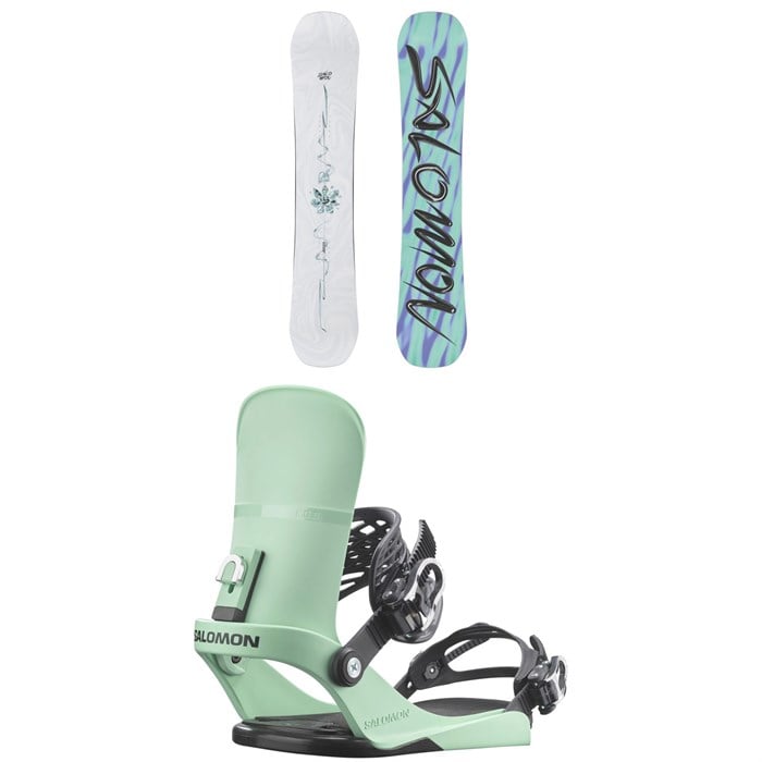 Salomon - Salomon Oh Yeah Snowboard + EDB Snowboard Bindings - Women's 2026