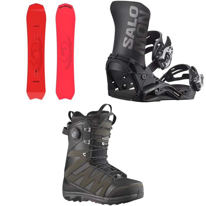 Salomon - Salomon Dancehaul Snowboard + District Snowboard Bindings + X Approach Lace SJ Boa Snowboard Boots 2026