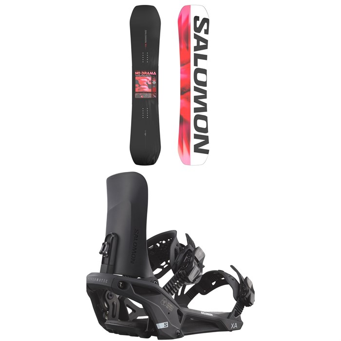 Salomon - No Drama Snowboard + XA Supermatic Snowboard Bindings - Women's 2026