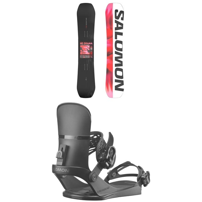 Salomon - Salomon No Drama Snowboard + EDB Snowboard Bindings - Women's 2026