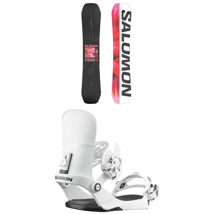 Salomon - Salomon No Drama Snowboard + EDB Snowboard Bindings - Women's 2026
