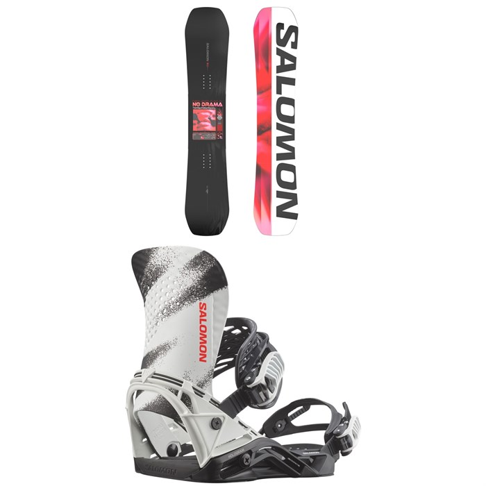 Salomon - Salomon No Drama Snowboard + Hologram Snowboard Bindings  - Women's 2026