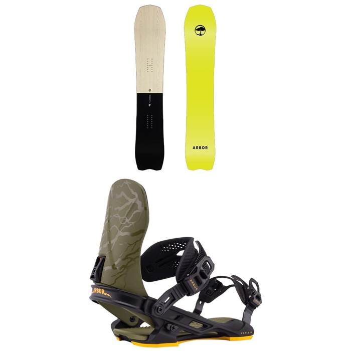 Arbor - Arbor GPS Snowboard + Hemlock Snowboard Bindings 2026