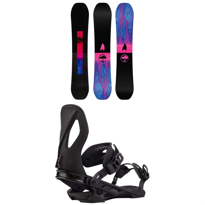 Arbor - Rain Snowboard + Cypress Snowboard Bindings 2026